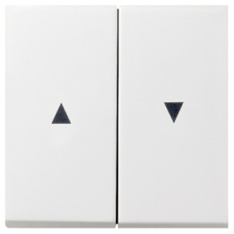 GIRA 0294112 Wippe 2f Pfeilsymbol Flächenschalter Reinweiß