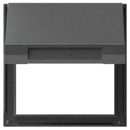 GIRA 065467 Adapterrahmen Klappdeckel Gira TX_44 (WG UP) Anthrazit