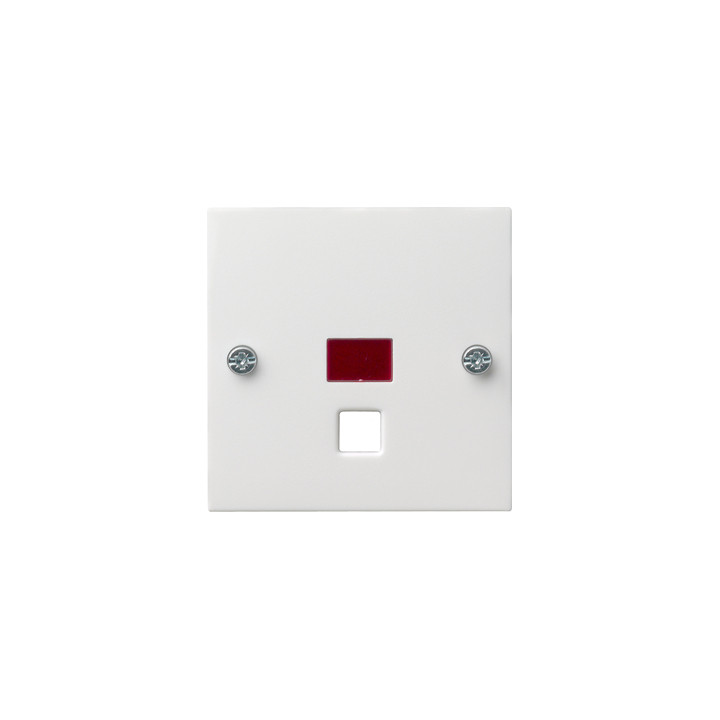 GIRA 063803 Abdeckung Kontrollf. groß Zugschalter/-taster System 55 Reinweiß
