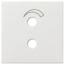 GIRA 0264112 Abdeckung Ackermann 73120 H Flächenschalter Reinweiß