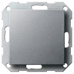 GIRA 026826 Blindabdeckung Tragring System 55 Farbe Alu