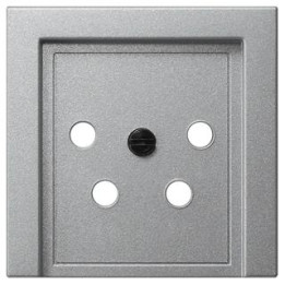 GIRA 027926 Abdeckung KPN-Anschlussdose 4-pol System 55 Farbe Alu