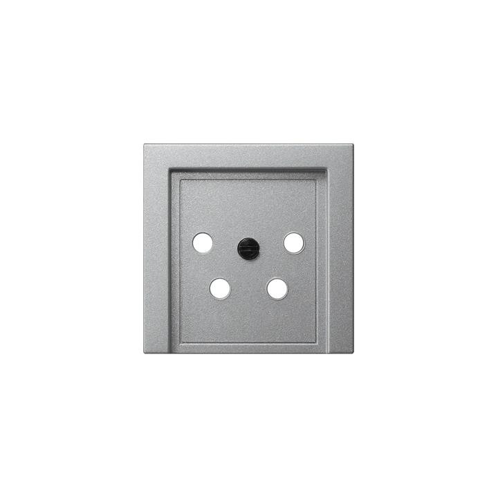 GIRA 027926 Abdeckung KPN-Anschlussdose 4-pol System 55 Farbe Alu