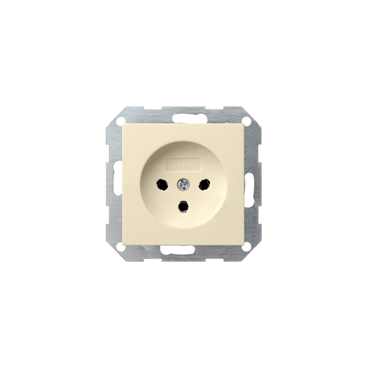GIRA 047901 HNA-Steckdose 10 A System 55 Cremeweiß