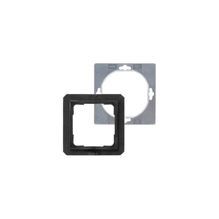 GIRA 025227 Set IP44 Steckdose Klappdeckel Standard 55, Gira E2