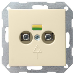 GIRA 040501 Potenzialausgleich-Dose 2f System 55 Cremeweiß