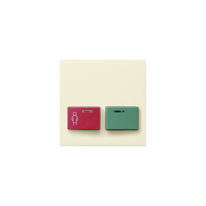 GIRA 024401 Abdeckung Ackermann 73120 A System 55 Cremeweiß