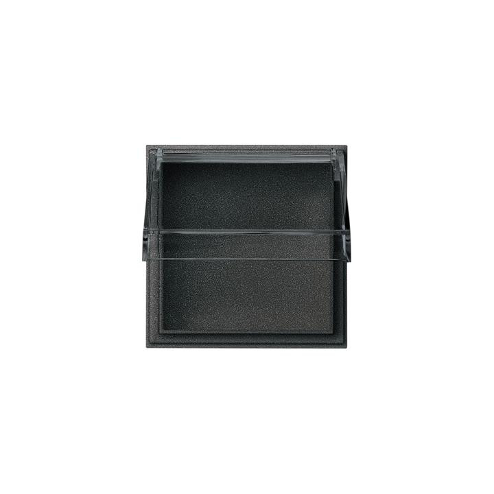 GIRA 040967 Adapterrahmen Klappdeckel transparent Gira TX_44 (WG UP) Anthrazit