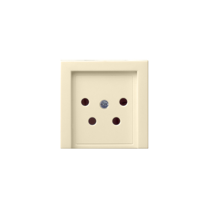 GIRA 027901 Abdeckung KPN-Anschlussdose 4-pol System 55 Cremeweiß