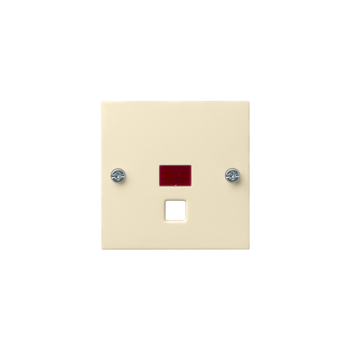 GIRA 063801 Abdeckung Kontrollf. groß Zugschalter/-taster System 55 Cremeweiß