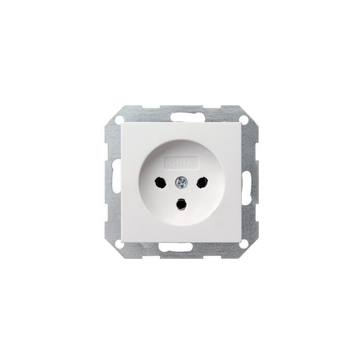 GIRA 047903 HNA-Steckdose 10 A System 55 Reinweiß