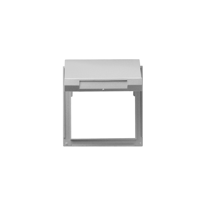 GIRA 065465 Adapterrahmen Klappdeckel Gira TX_44 (WG UP) Farbe Alu
