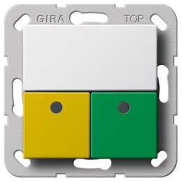 GIRA 291503 Dienstzimmereinheit Notrufset System 55 Reinweiß