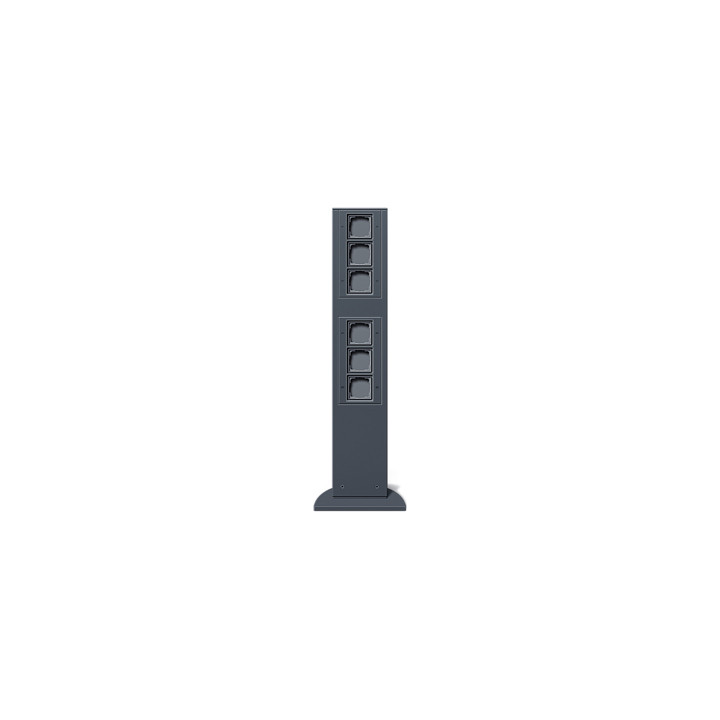GIRA 135128 E-Säule 6x Leereinheit 769 mm Gira Energiesäule Anthrazit