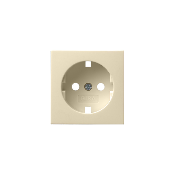 GIRA 092001 Abdeckung SCHUKO-Steckdose System 55 Cremeweiß