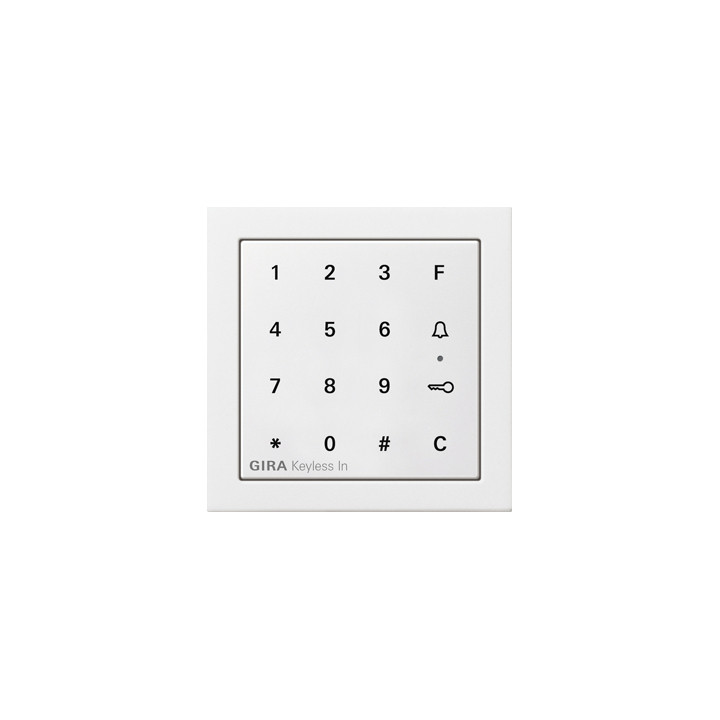 GIRA 2605112 Gira Keyless In Codetastatur Flächenschalter Reinweiß