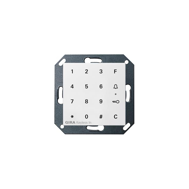 GIRA 260527 Gira Keyless In Codetastatur System 55 Reinweiß matt