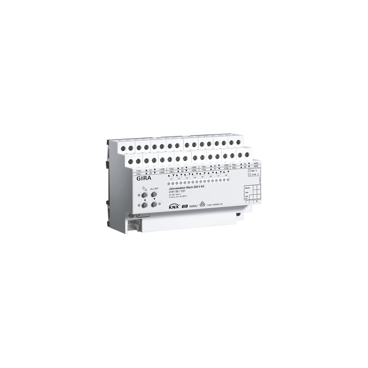 GIRA 216100 Jalousieaktor 8f AC 230 V Hand KNX REG