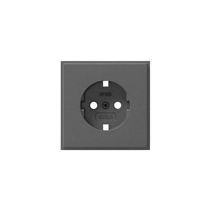 GIRA 092067 Abdeckung SCHUKO-Steckdose Gira TX_44 Anthrazit