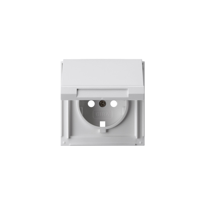 GIRA 092266 Abdeckung SCHUKO-Steckdose Klappdeckel Gira TX_44 Reinweiß