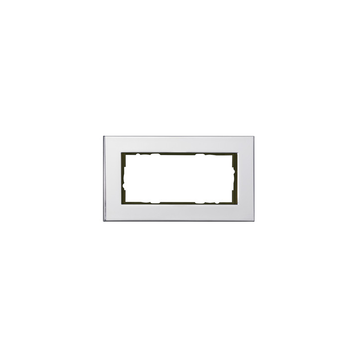 GIRA 100210 Abdeckrahmen 2f o.M. Gira Esprit Chrom