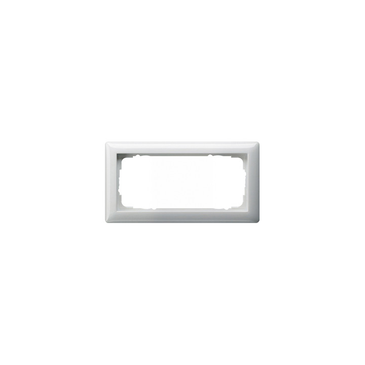 GIRA 100203 Abdeckrahmen 2f o.M. Standard 55 Reinweiß