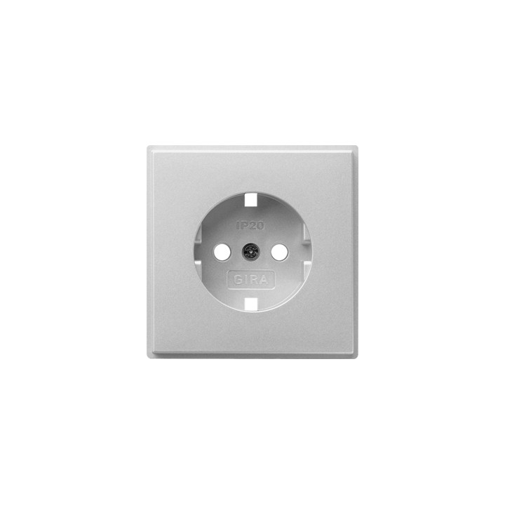 GIRA 092065 Abdeckung SCHUKO-Steckdose Gira TX_44 Farbe Alu
