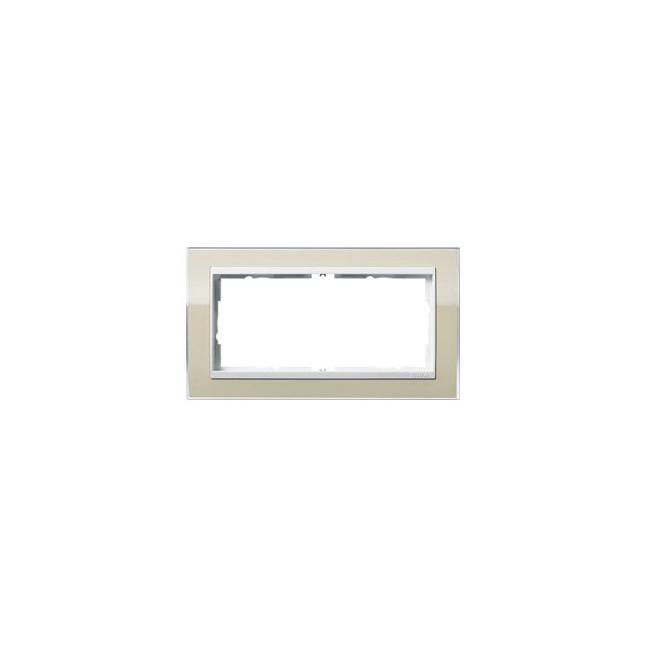 GIRA 1002773 Abdeckrahmen 2f o.M. Zwischenr. RW Gira Event Klar Sand