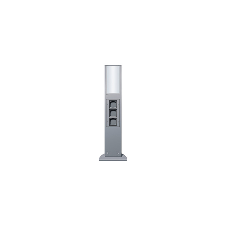 GIRA 134926 E-Säule Licht + 3x Leereinheit 769 mm Gira Energiesäule Farbe Alu