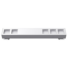 GIRA 119527 Profil 5f 600 mm Befestigungswinkel Profil 55 Reinweiß(lack.)