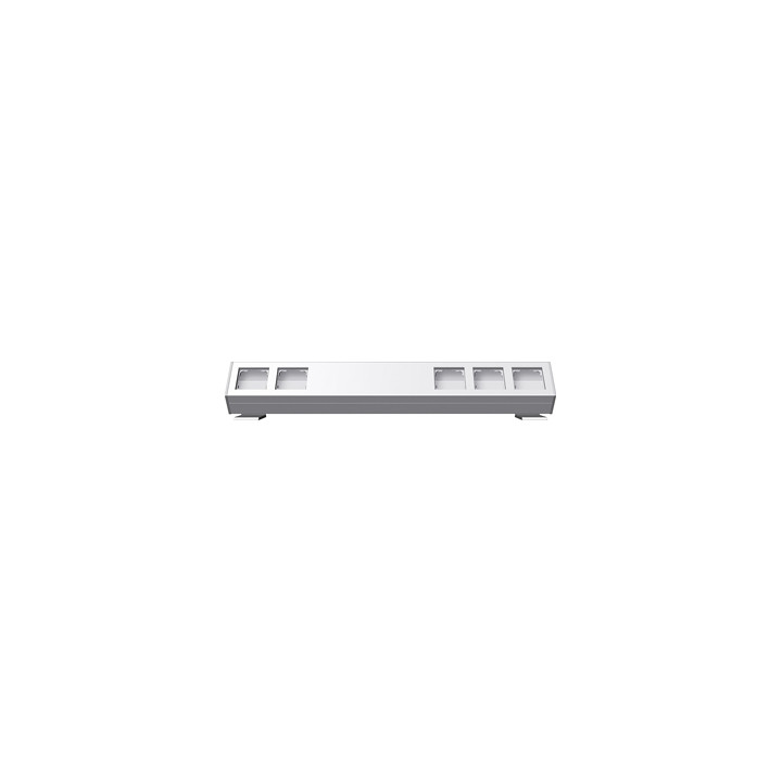 GIRA 119527 Profil 5f 600 mm Befestigungswinkel Profil 55 Reinweiß(lack.)