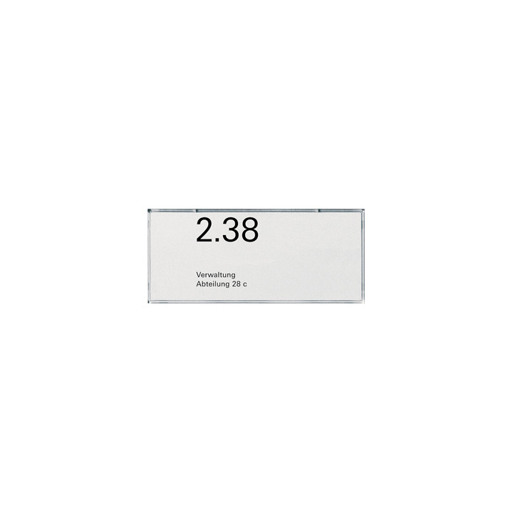 GIRA 107200 Namens-/Türschild 2f Zubehör
