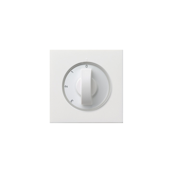 GIRA 0669112 Abdeckung Knebel 3-Stufen 0/1/2/3 Flächenschalter Reinweiß