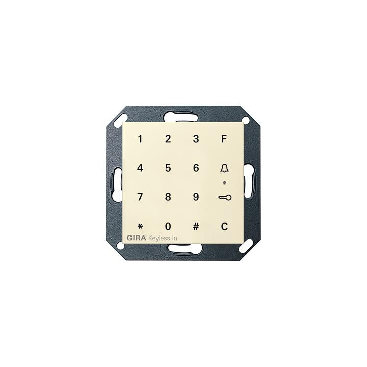 GIRA 260501 Gira Keyless In Codetastatur System 55 Cremeweiß