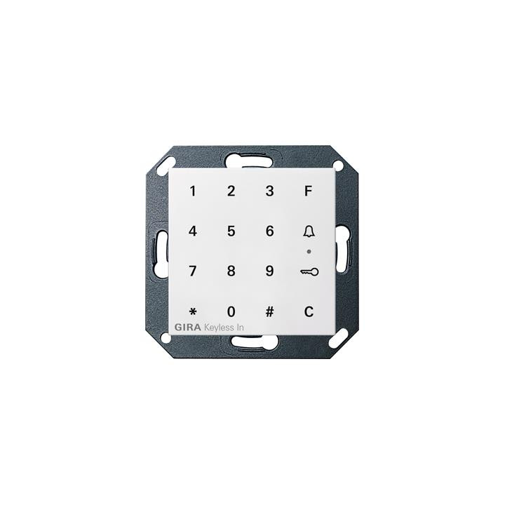 GIRA 260503 Gira Keyless In Codetastatur System 55 Reinweiß