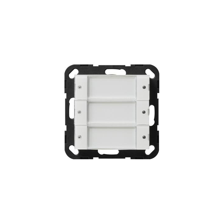 GIRA 2003100 Tastsensor 2 3f 24 V pot.frei Beschriftungsfeld System 55 Klar/Reinweiß