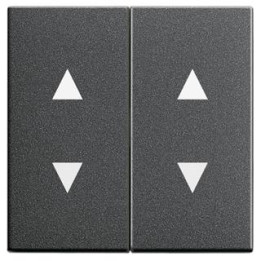 GIRA 115028 Wippe 2f Pfeilsymbole System 55 Anthrazit