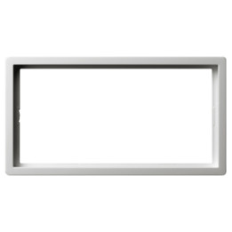 GIRA 1002112 Abdeckrahmen 2f o.M. Flächenschalter Reinweiß
