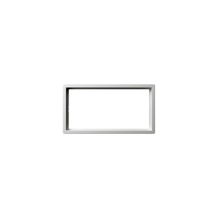GIRA 1002112 Abdeckrahmen 2f o.M. Flächenschalter Reinweiß