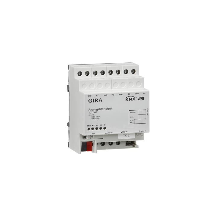 GIRA 102200 Analogaktor 4f KNX REG