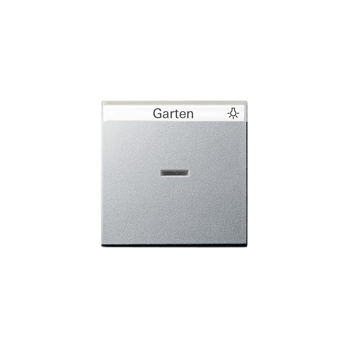 GIRA 067026 Wippe Kontrollf. + Beschriftungsfeld System 55 Farbe Alu