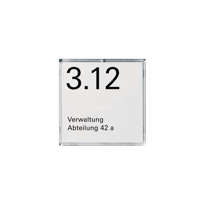 GIRA 107100 Namens-/Türschild 1f Zubehör