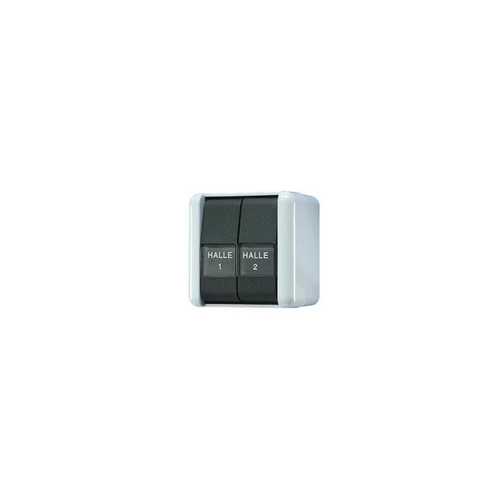 Jung 835NAW Doppel-Taster 10 AX 250 V ~