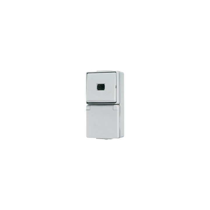 Jung 671W SCHUKO Steckdose mit Taster