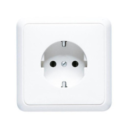 Jung 5520WW SCHUKO Steckdose - alpinweiß