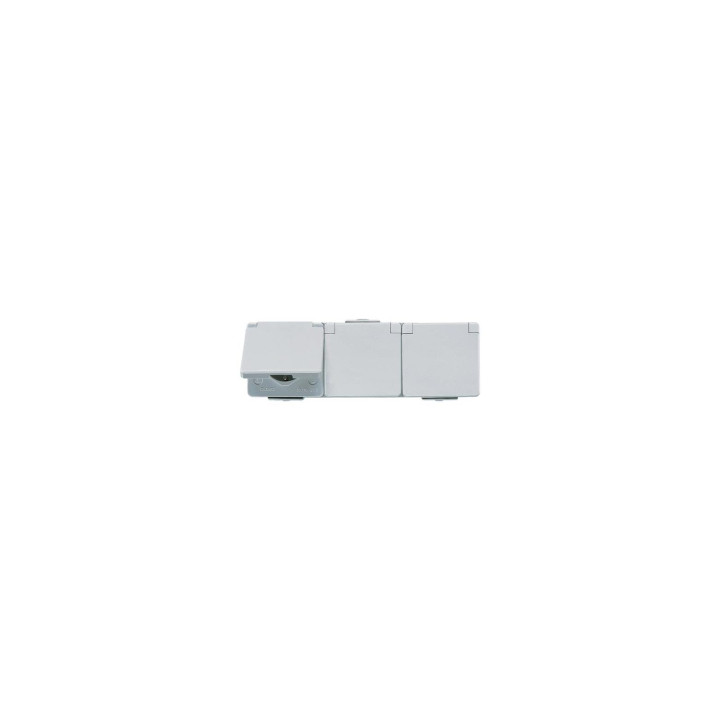 Jung 623W SCHUKO Dreifach-Steckdose