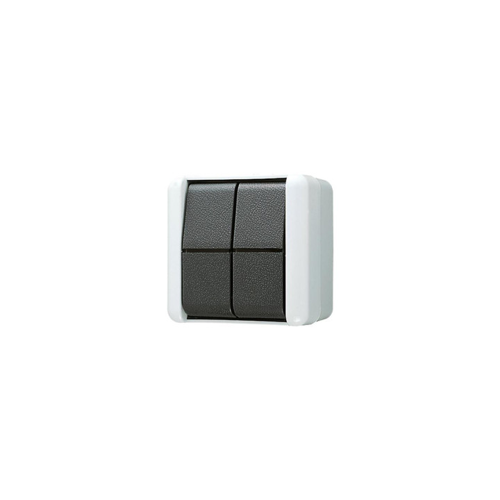 Jung 835W Doppel-Taster 10 AX 250 V ~