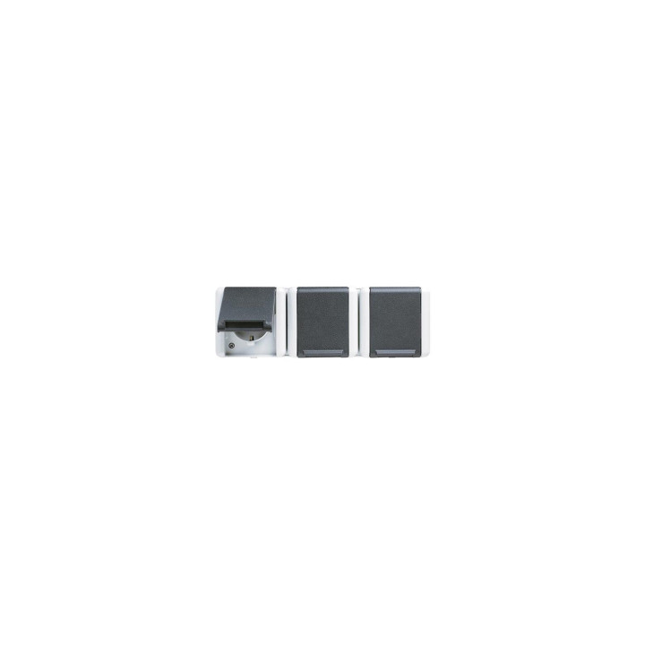 Jung 8230W SCHUKO Dreifach-Steckdose