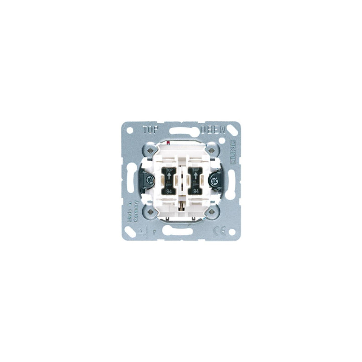 Jung 535U5 Doppel-Taster 2 Schließer mit 2 Glimml.