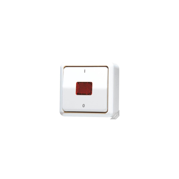 Jung 602KOA Wipp-Kontrollschalter 10 AX 250 V ~ - weiß